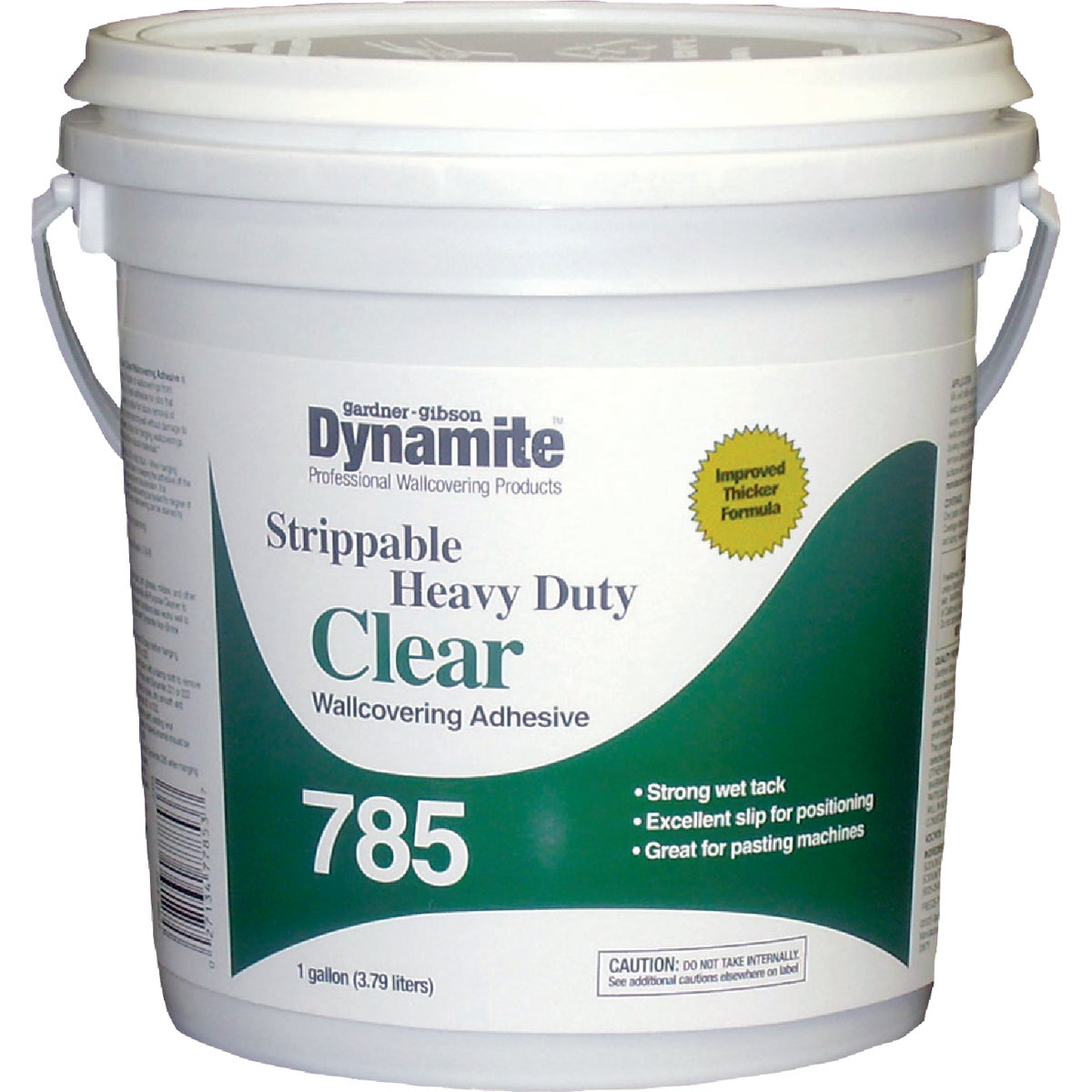 Dynamite 785 1 Gal. Heavy-Duty Clear Strippable Wallcovering Adhesive