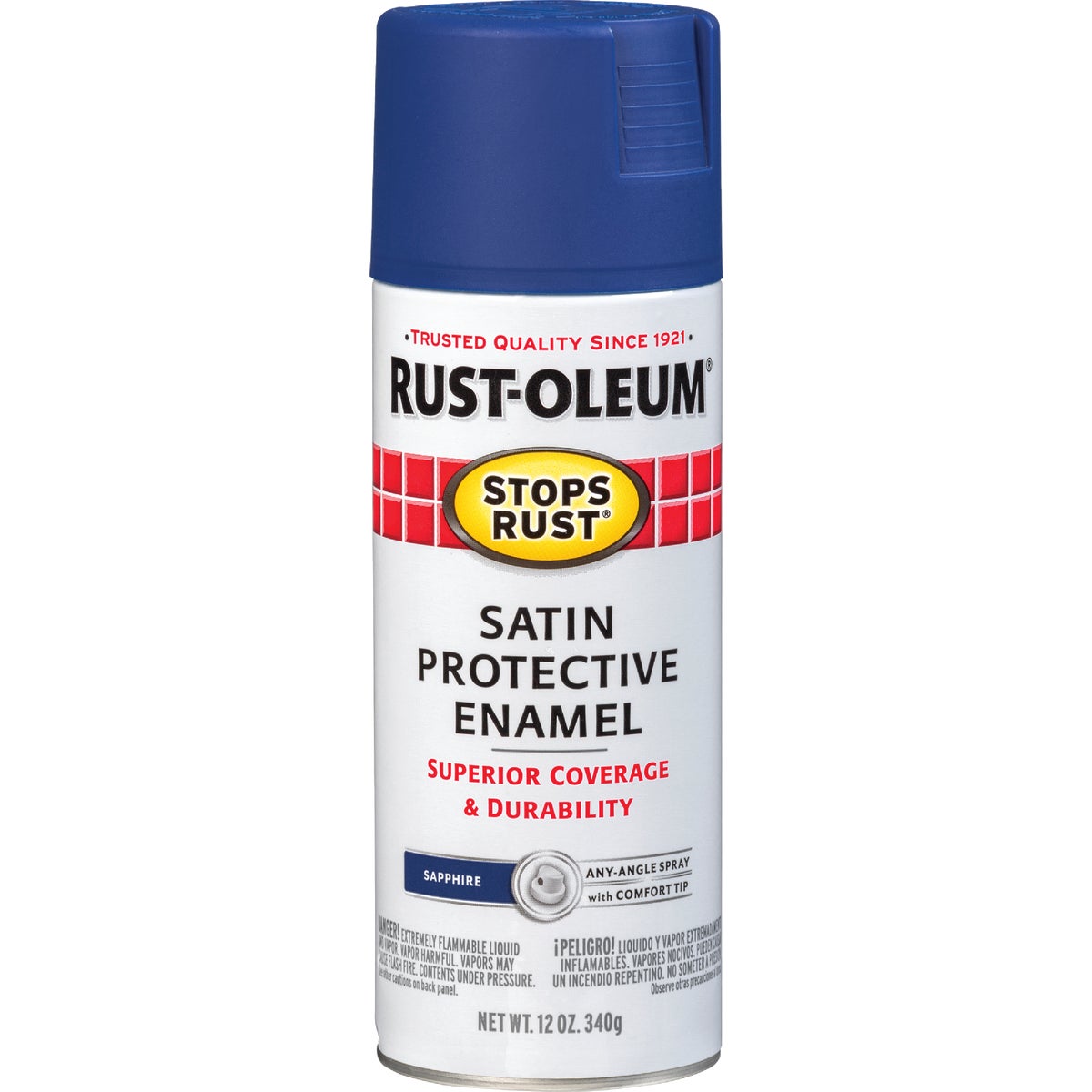 Rust-Oleum Stops Rust Decor 12 Oz. Satin Spray Paint, Sapphire