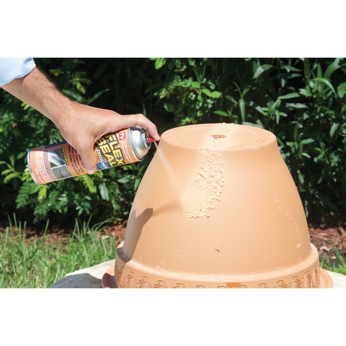 FLEX SEAL 14 Oz. Spray Rubber Sealant, Terra Cotta