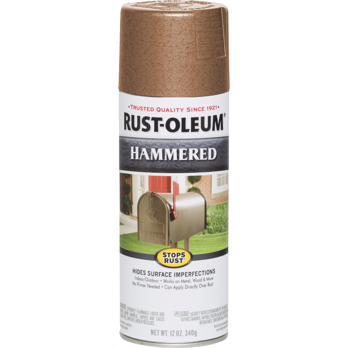 Rust-Oleum Copper Metallic 12 Oz. Hammered Finish Spray Paint