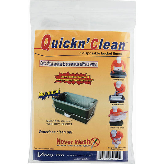 Quickn' Clean Disposable Paint Pail Liner (5-Pack)