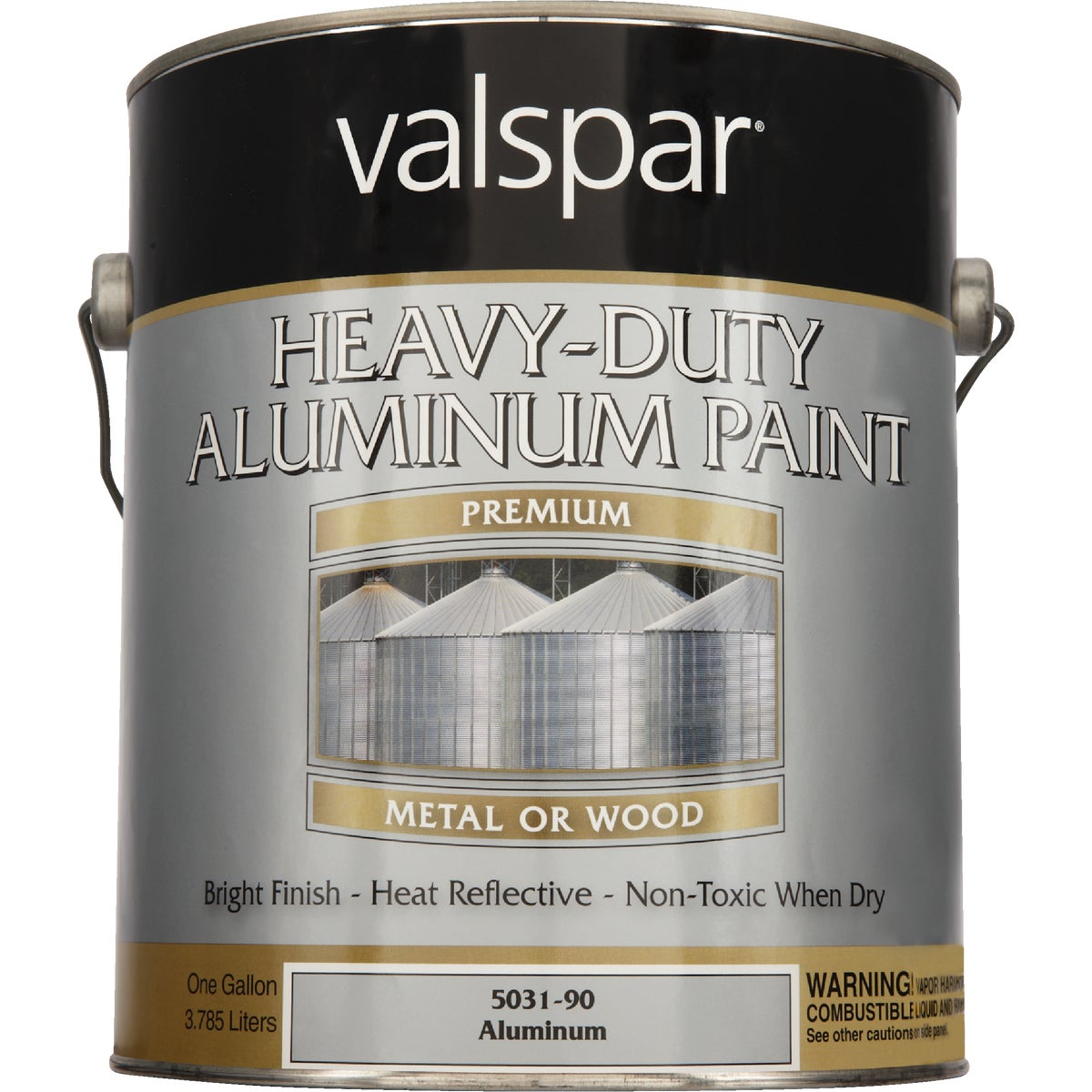 Valspar Gallon Aluminum HD Resin Finish Aluminum Paint