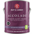 Pratt & Lambert Accolade Premium 100% Acrylic Paint & Primer Velvet Interior Wall Paint, Bright White Base, 1 Gal.