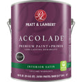 Pratt & Lambert Accolade Premium 100% Acrylic Paint & Primer Satin Interior Wall Paint, Pastel Base, 1 Gal.