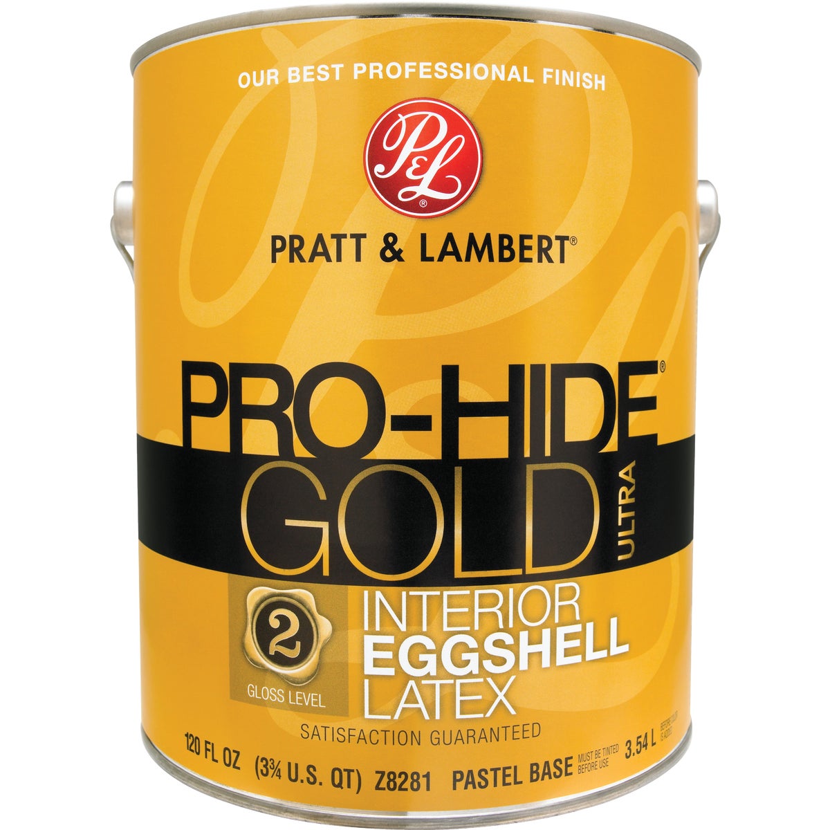 Pratt & Lambert Pro-Hide Gold Ultra Latex Eggshell Interior Wall Paint, Pastel Base, 1 Gal.