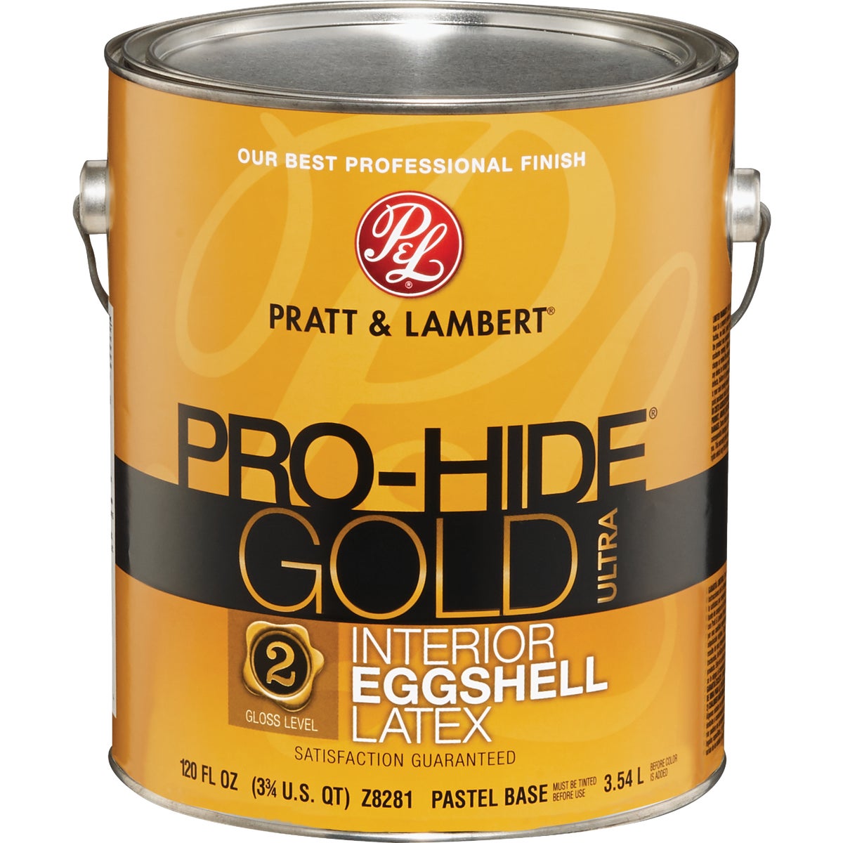 Pratt & Lambert Pro-Hide Gold Ultra Latex Eggshell Interior Wall Paint, Pastel Base, 1 Gal.