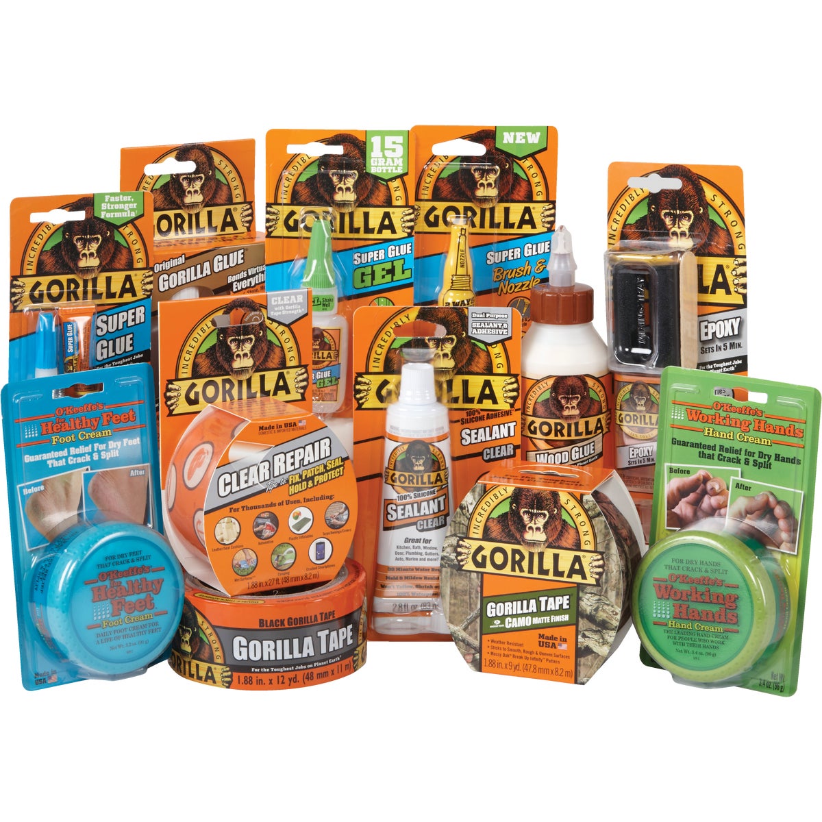 Gorilla 2.8 Oz. 100% Silicone Sealant, Clear