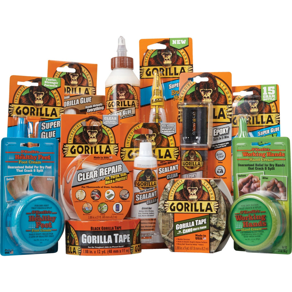 Gorilla 2.8 Oz. 100% Silicone Sealant, Clear