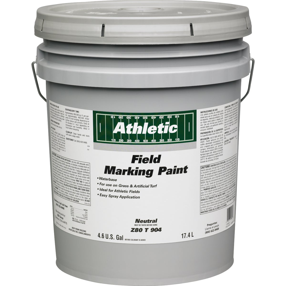 Field Marking Paint Neutral Base 5 Gal. Acrylic Flat Field Marking Paint