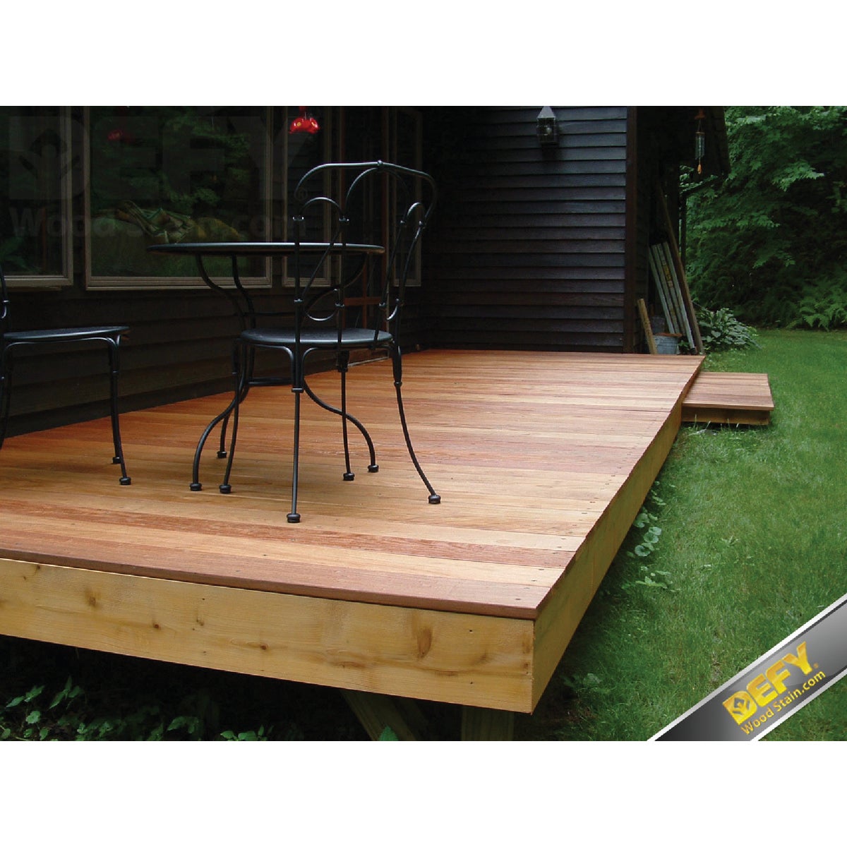 DEFY Semi-Transparent Deck Stain For Hardwoods, Natural Pine, 5 Gal.