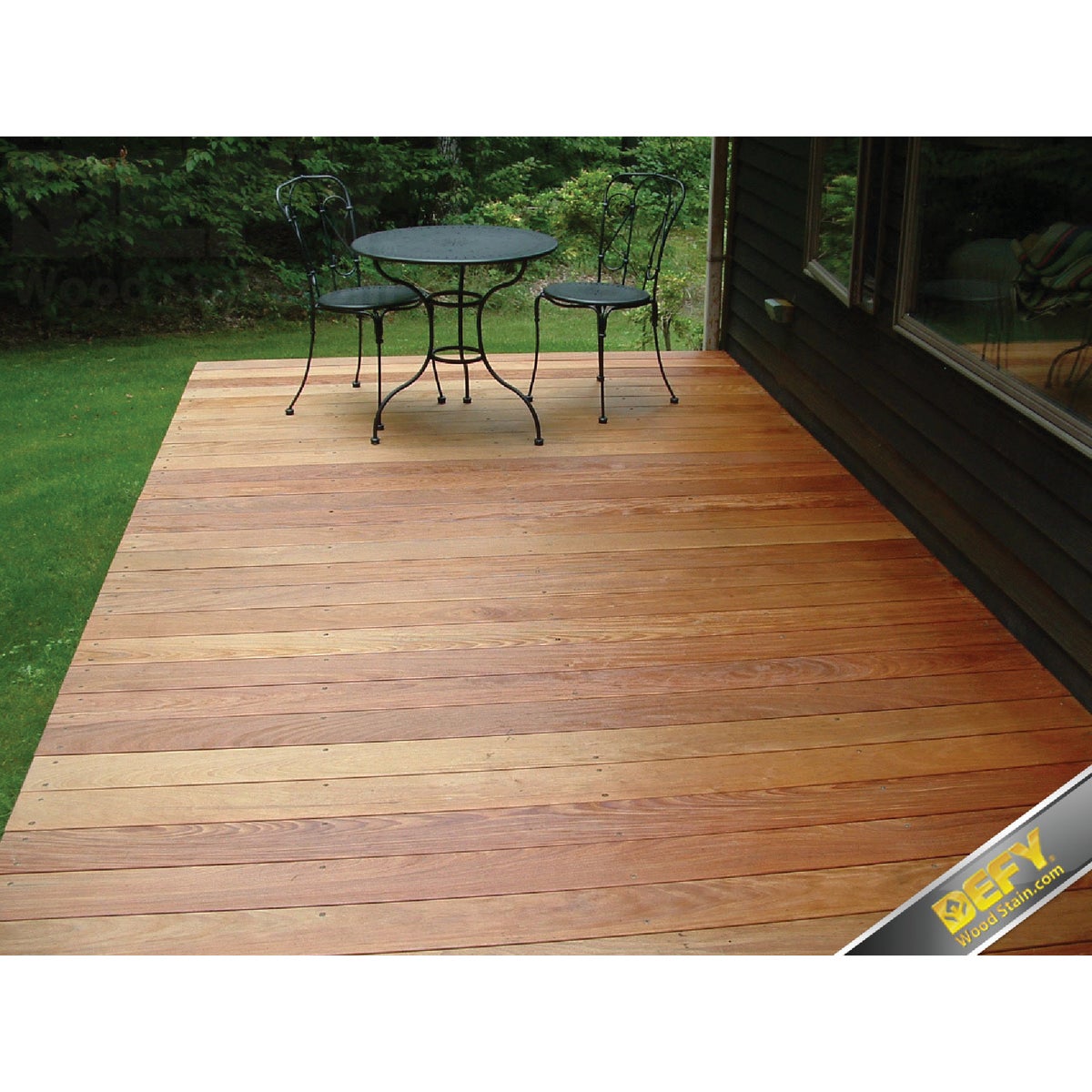 DEFY Semi-Transparent Deck Stain For Hardwoods, Natural Pine, 5 Gal.