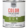 Do it Best Color Solutions Latex Self-Priming Semi-Gloss Interior Wall Paint, Bright White, 1 Qt.