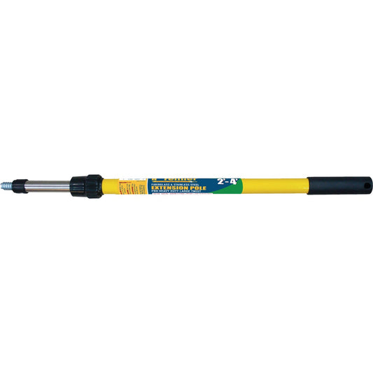 Premier 2 Ft. To 4 Ft. Telescoping Fiberglass & Stainless Steel External Twist Extension Pole