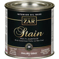 ZAR Oil-Based Wood Stain, Malibu Gray, 1/2 Pt.