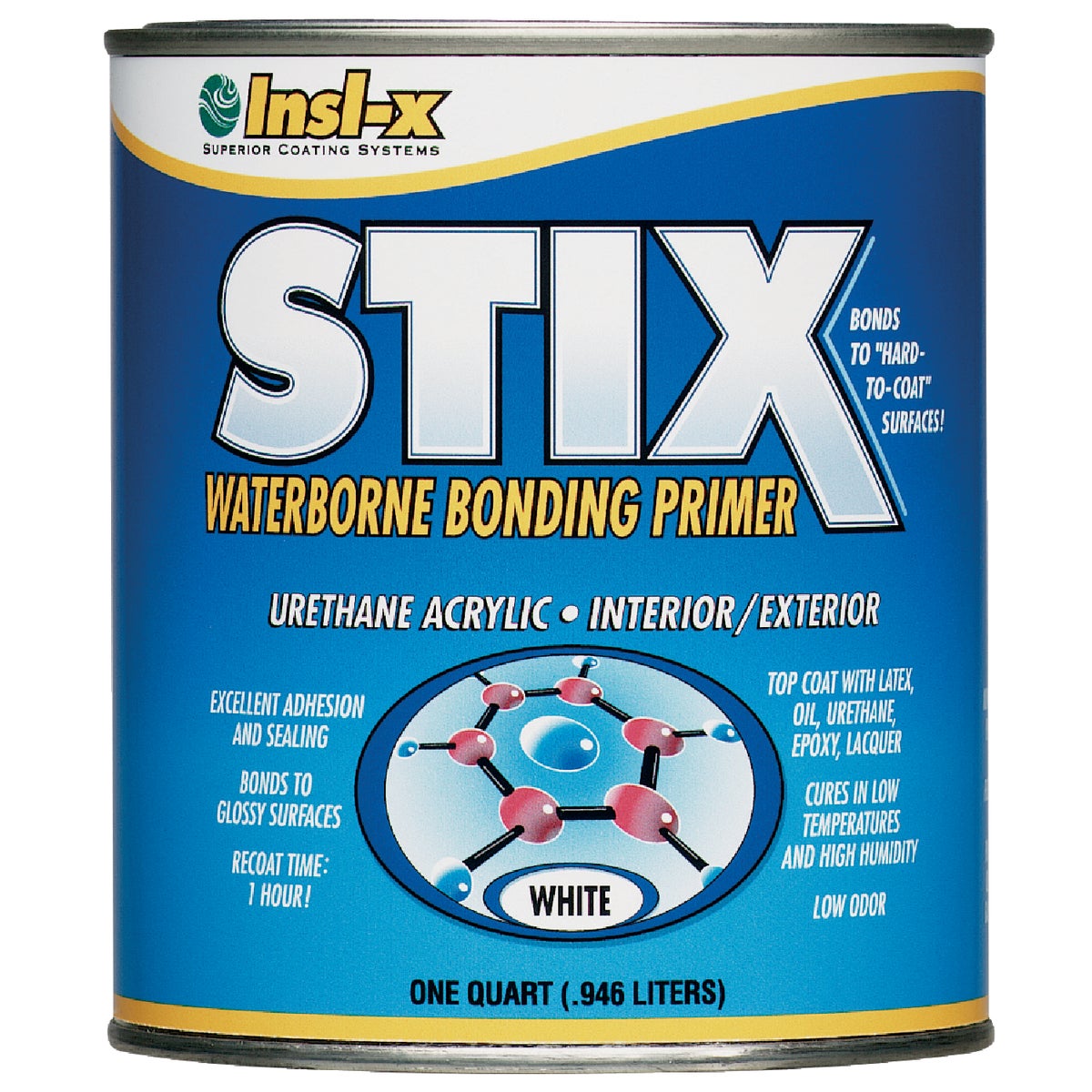 INSL-X Stix Waterborne Low VOC Bonding Primer, 1 Qt.