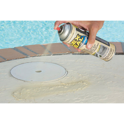 FLEX SEAL 14 Oz. Spray Rubber Sealant, Almond