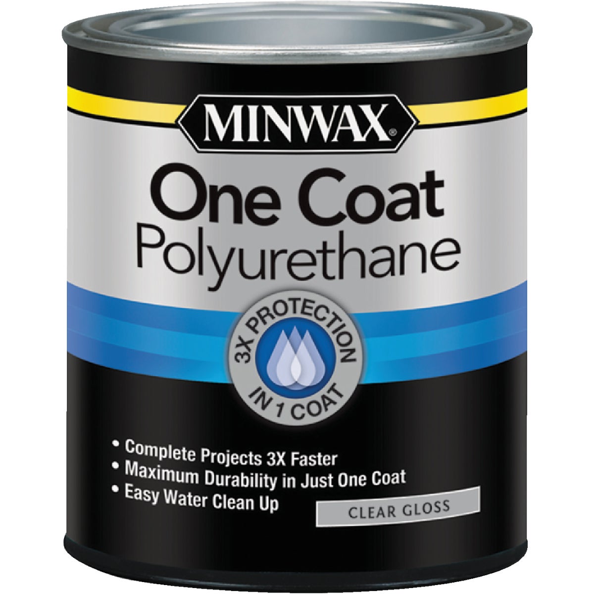 Minwax One Coat 1 Qt. Gloss Interior Polyurethane