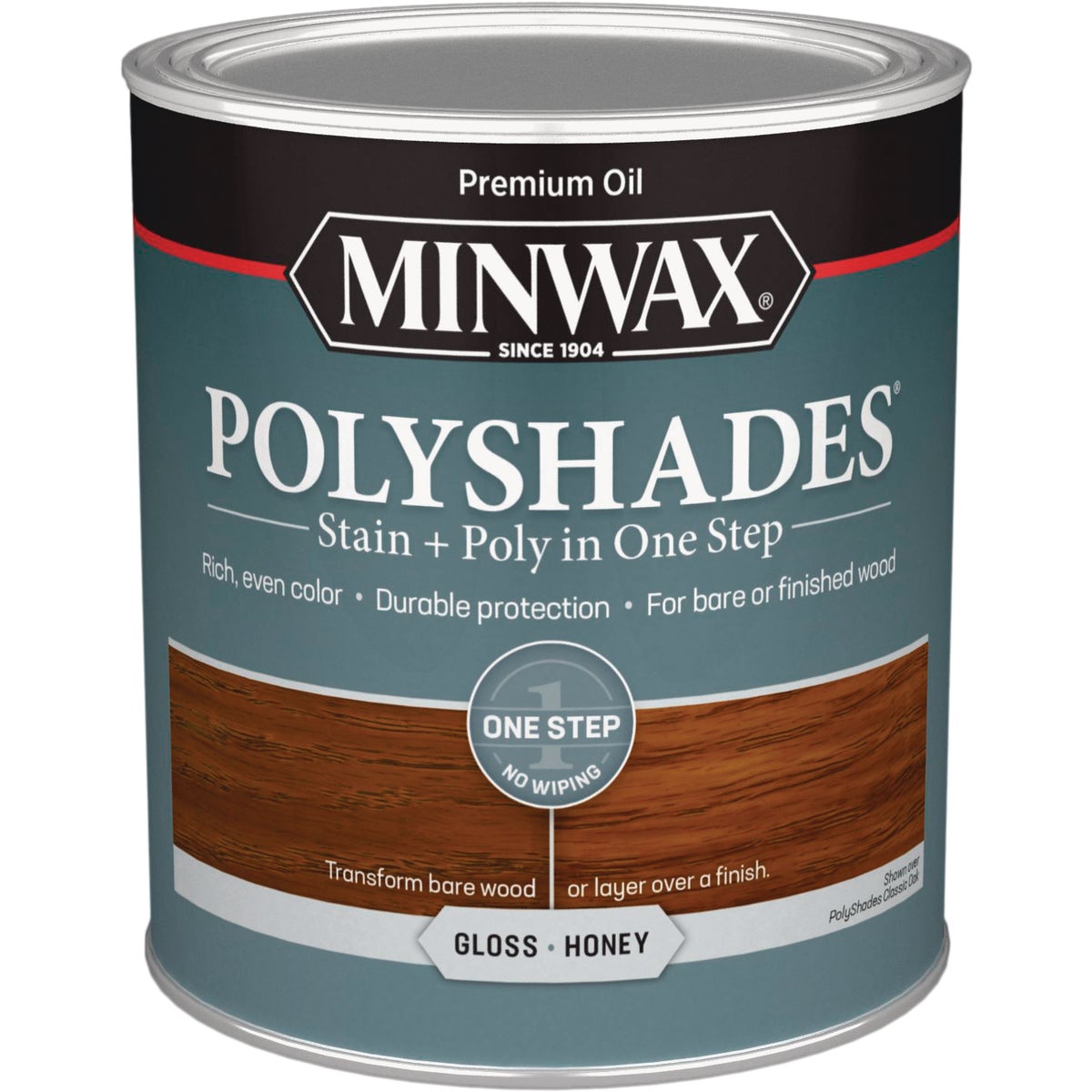 Minwax Polyshades 1 Qt. Gloss Stain & Finish Polyurethane In 1-Step, Honey