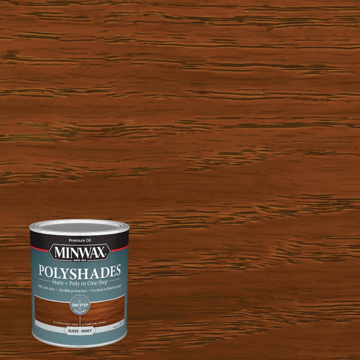 Minwax Polyshades 1 Qt. Gloss Stain & Finish Polyurethane In 1-Step, Honey