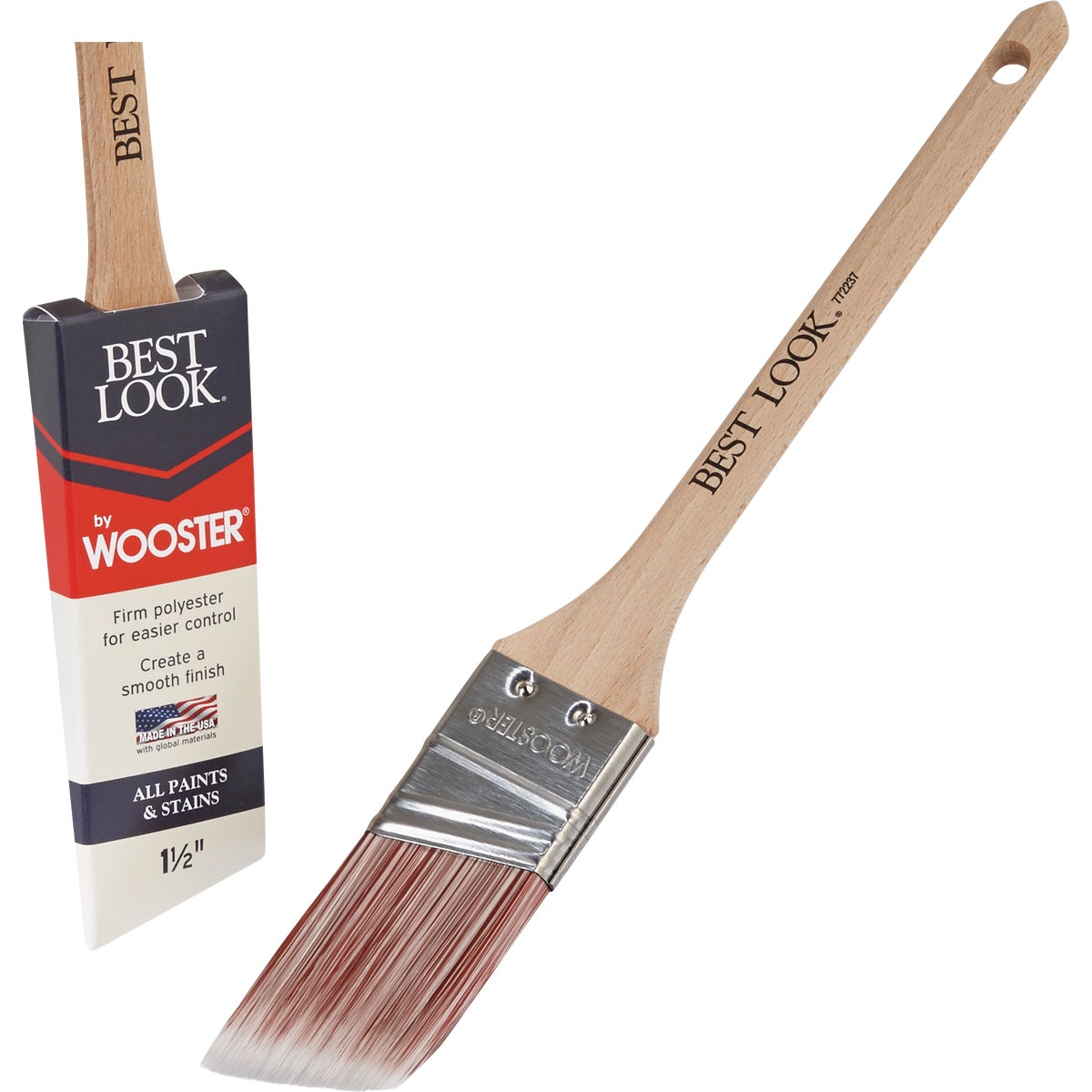 Best Look By Wooster 1-1/2 In. Thin Angle Sash Paint Brush