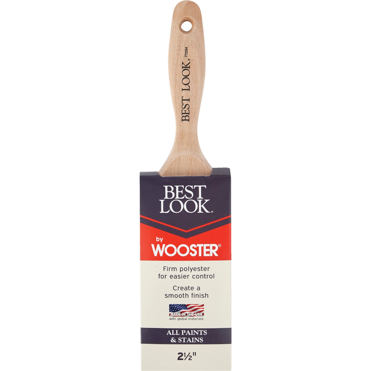 Best Look By Wooster 2-1/2 In. Flat Paint Brush