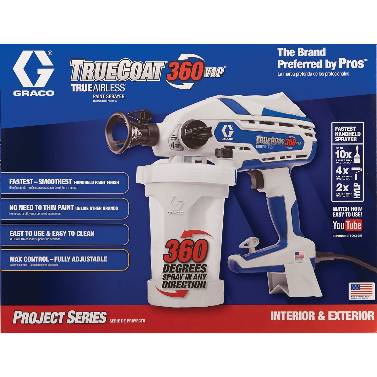 Graco TrueCoat 360 VSP Electric Airless Paint Sprayer