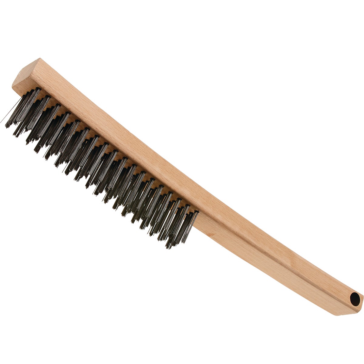 Best Look 1 In. x 14 In. Long Wood Handle Wire Brush