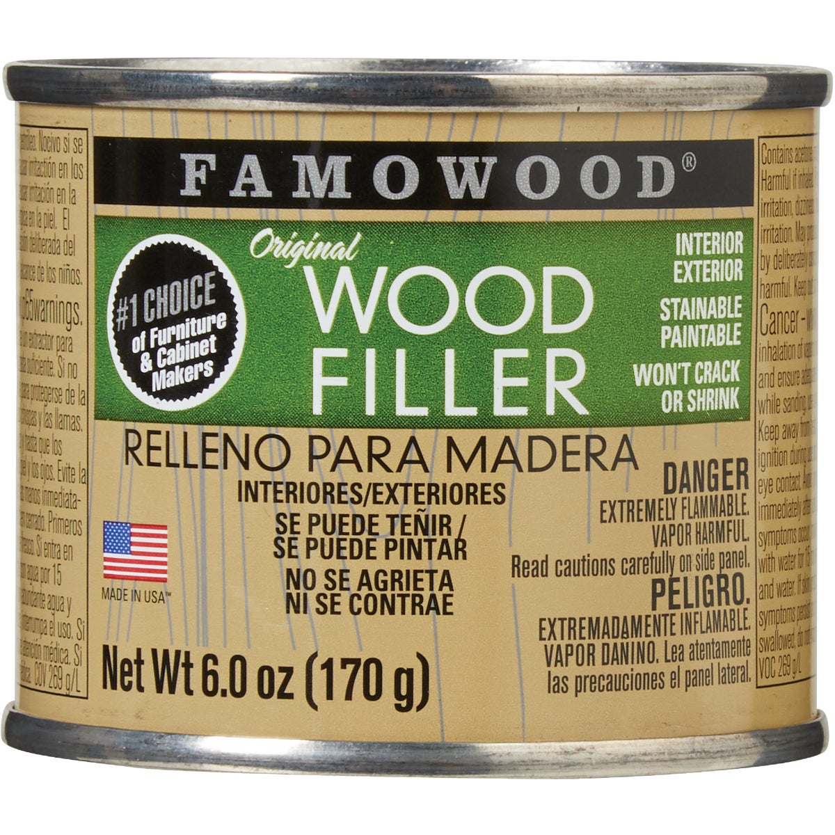 Famowood 6 Oz. Alder Wood Filler