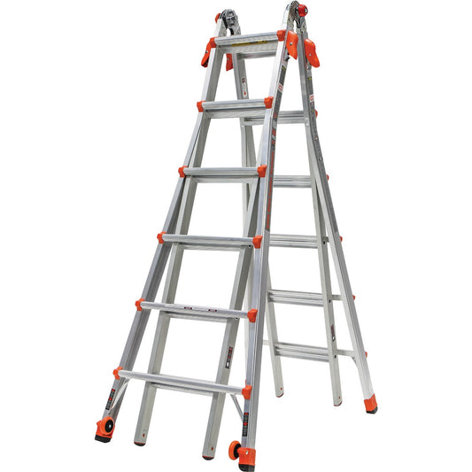 Little Giant Velocity 26 Ft. Aluminum Telescoping Ladder With 300 Lb. Load Capacity Type IA Duty Rating