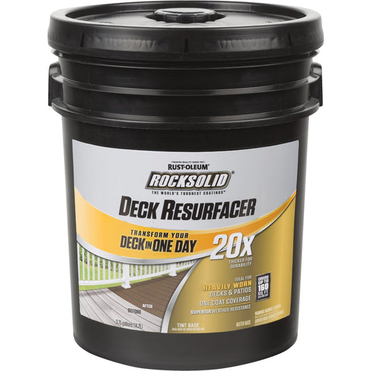 Rust-Oleum RockSolid Tint Base Deck Resurfacer, 4 Gal.