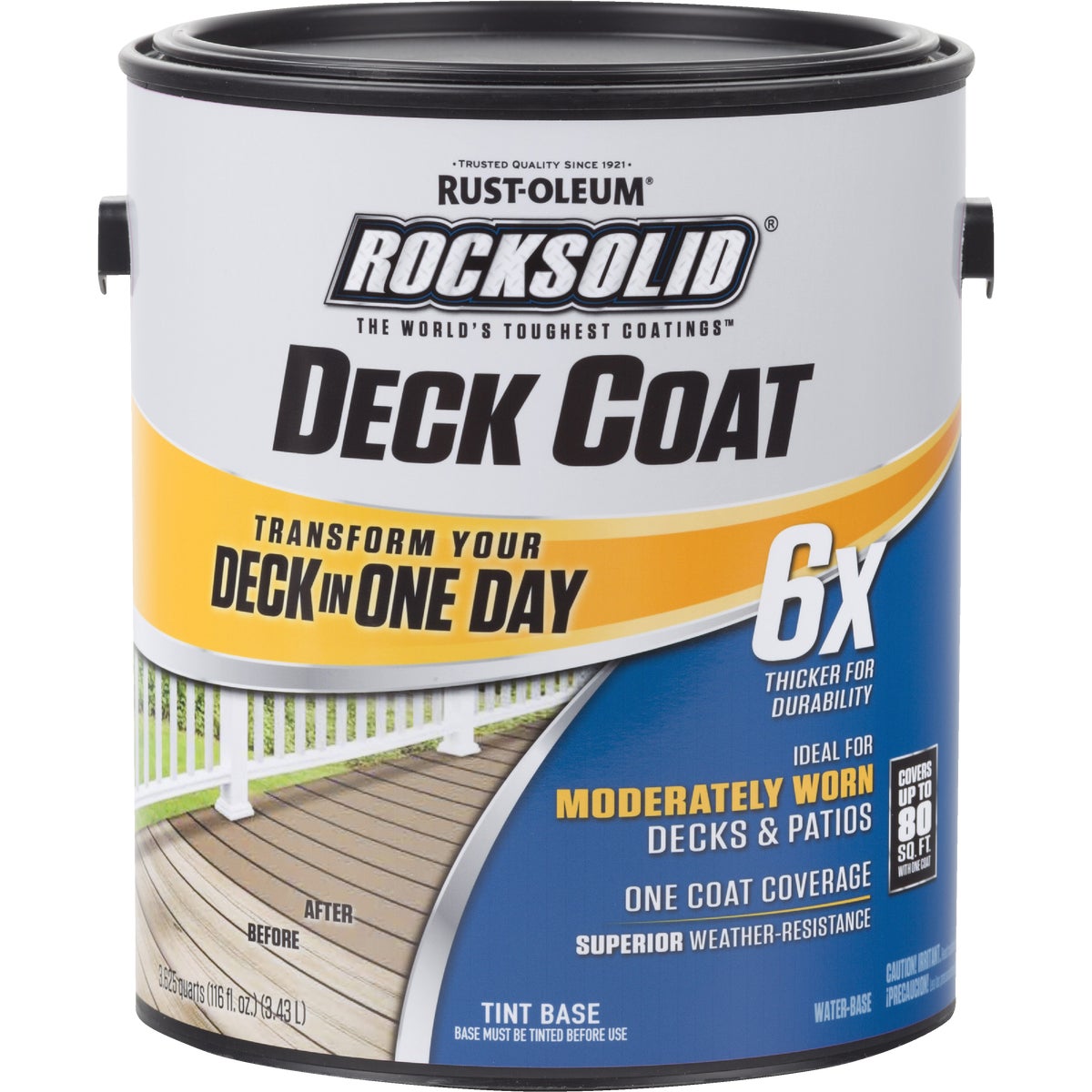 Rust-Oleum RockSolid Tint Base Deck Coat, 1 Gal.