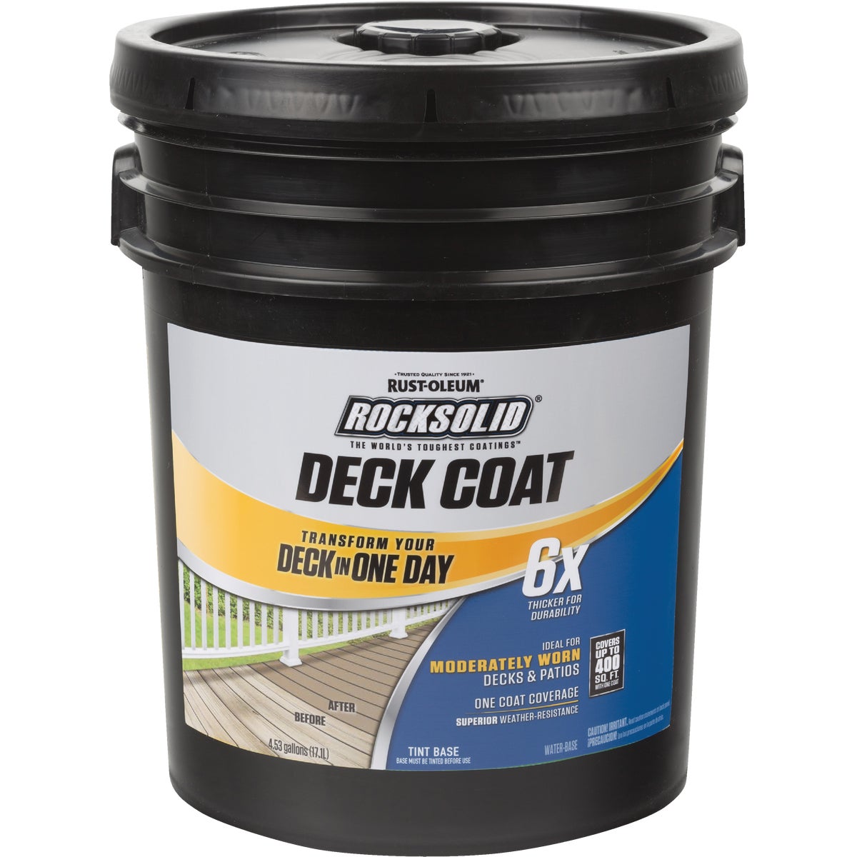 Rust-Oleum RockSolid Tint Base Deck Coat, 5 Gal.