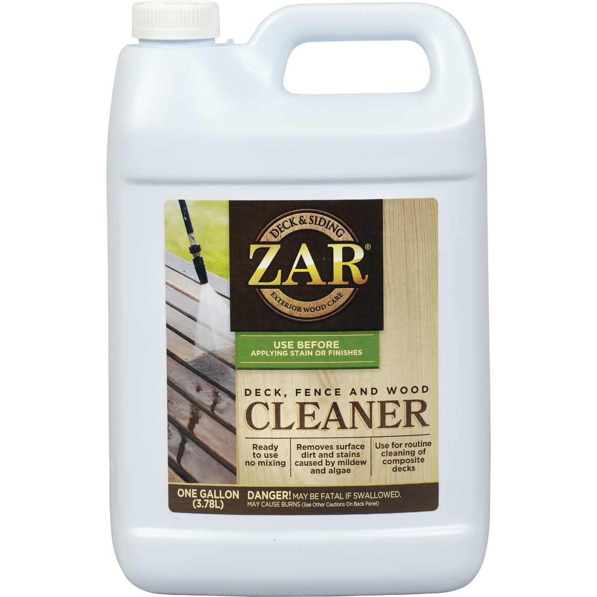 ZAR 1 Gal. Deck, Fence & Wood Cleaner