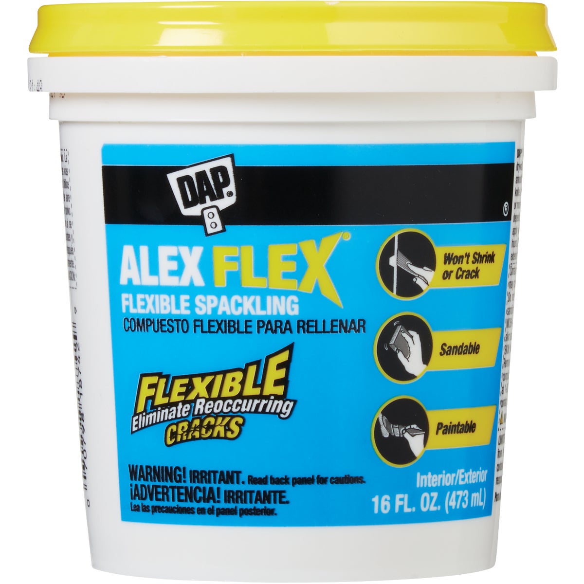 Dap Alex Flex 16 Oz. Heavy-Duty Acrylic Spackling