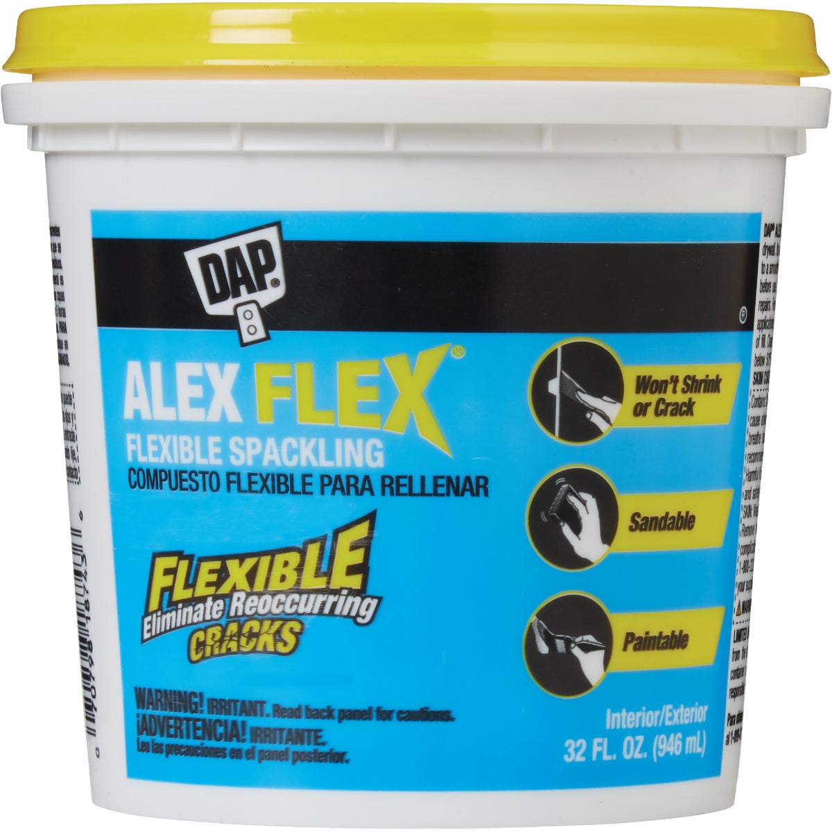 Dap Alex Flex 32 Oz. Heavy-Duty Acrylic Spackling