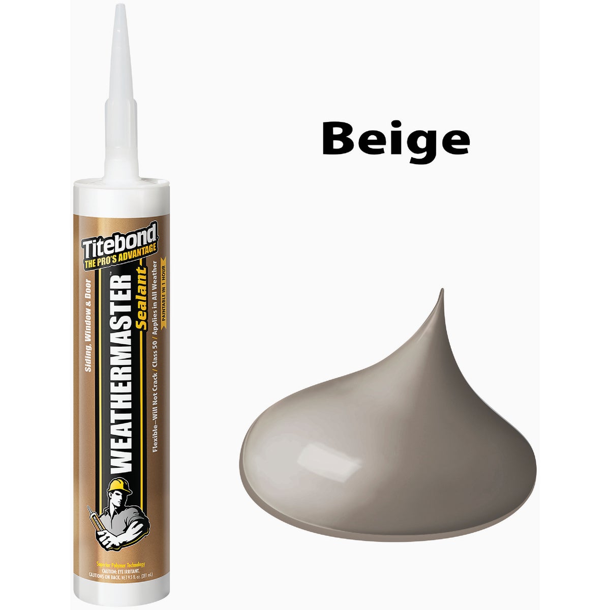 Titebond WeatherMaster 10.1 Oz. Polymer Sealant, 46121 Beige