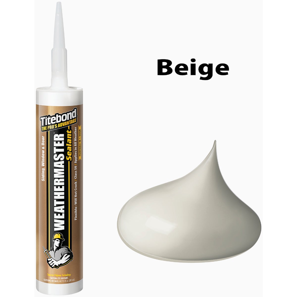 Titebond WeatherMaster 10.1 Oz. Polymer Sealant, 46321 Beige