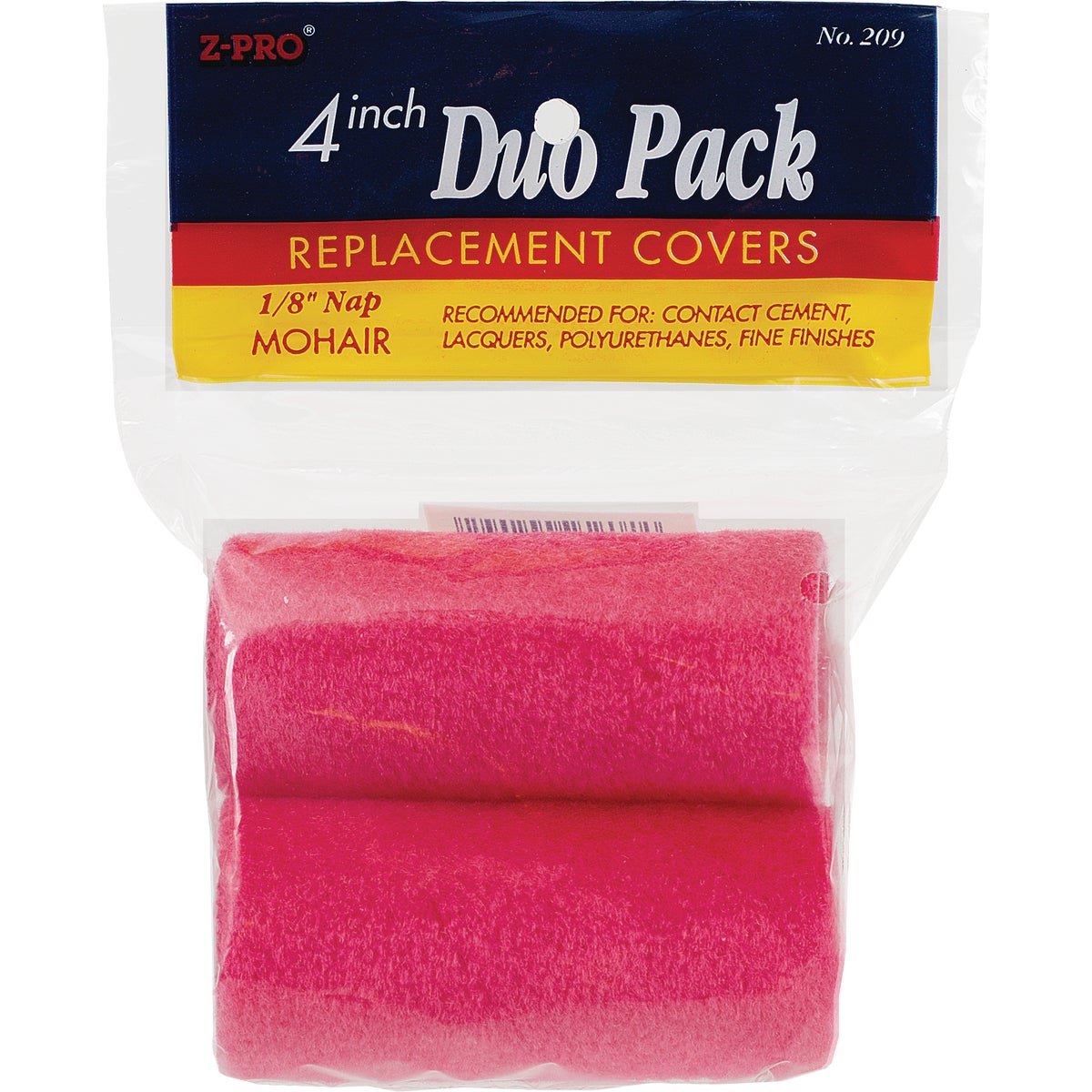 Premier Z-Pro 4 In. x 1/8 In. Mohair Knit Fabric Roller Cover (2-Pack)