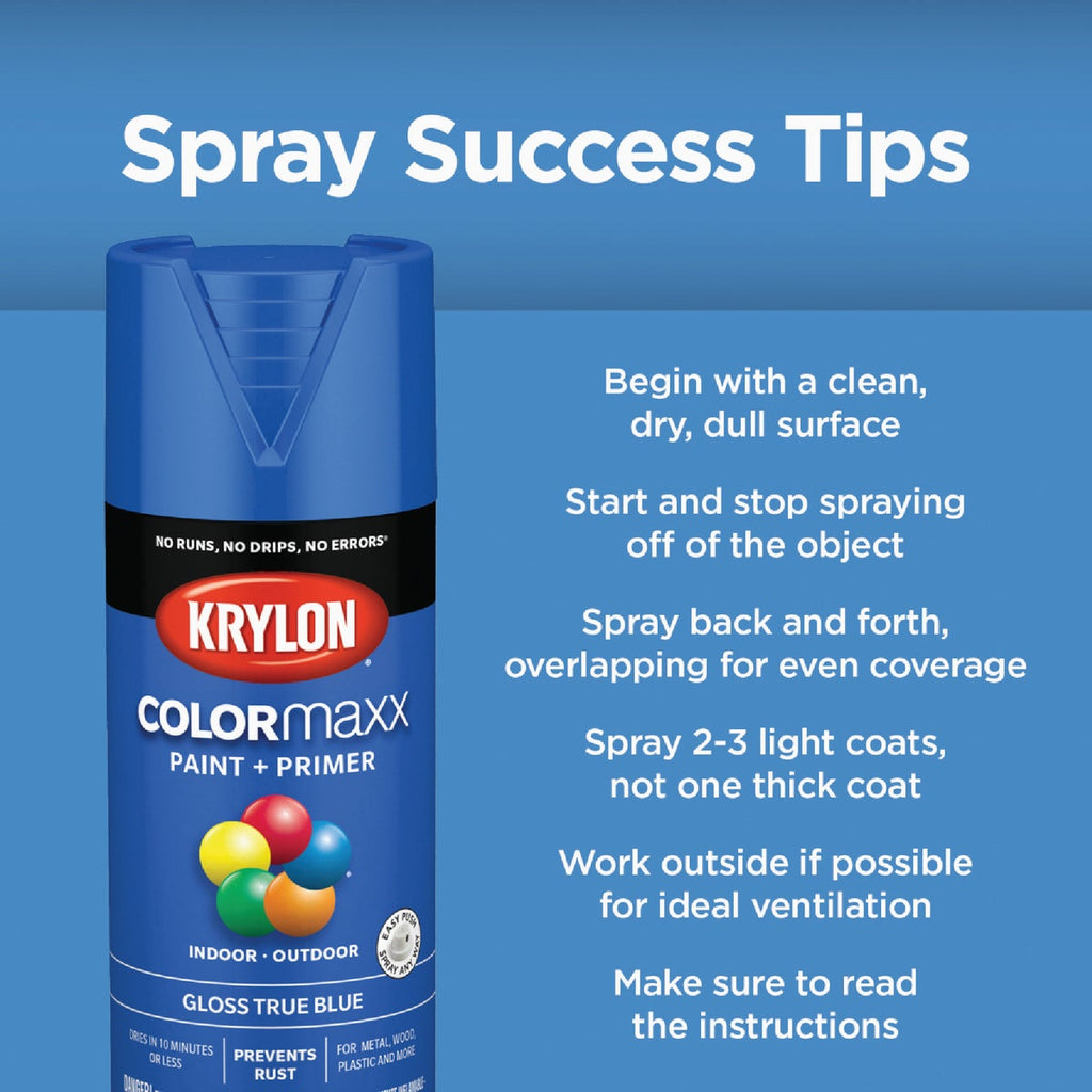 Krylon Colormaxx Matte Spray Paint & Primer, Sweet Peach