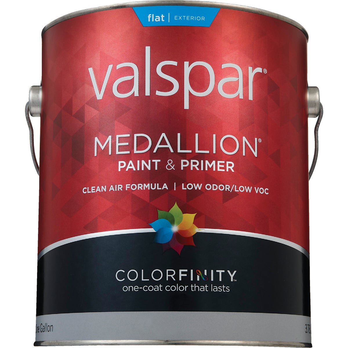 Valspar Medallion 100% Acrylic Paint & Primer Flat Exterior House Paint, Pastel Base, 1 Gal.