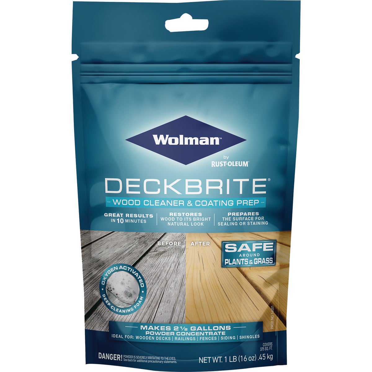 Wolman DeckBrite 1 Lb. Wood Cleaner & Coating Prep