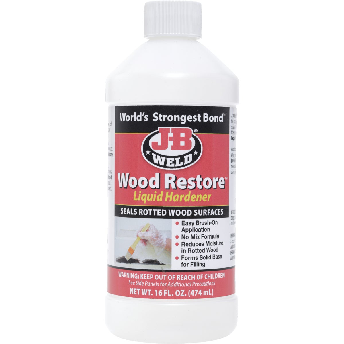 JB Weld Wood Restore 16 Oz. Liquid Hardener