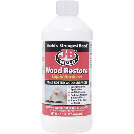 JB Weld Wood Restore 16 Oz. Liquid Hardener