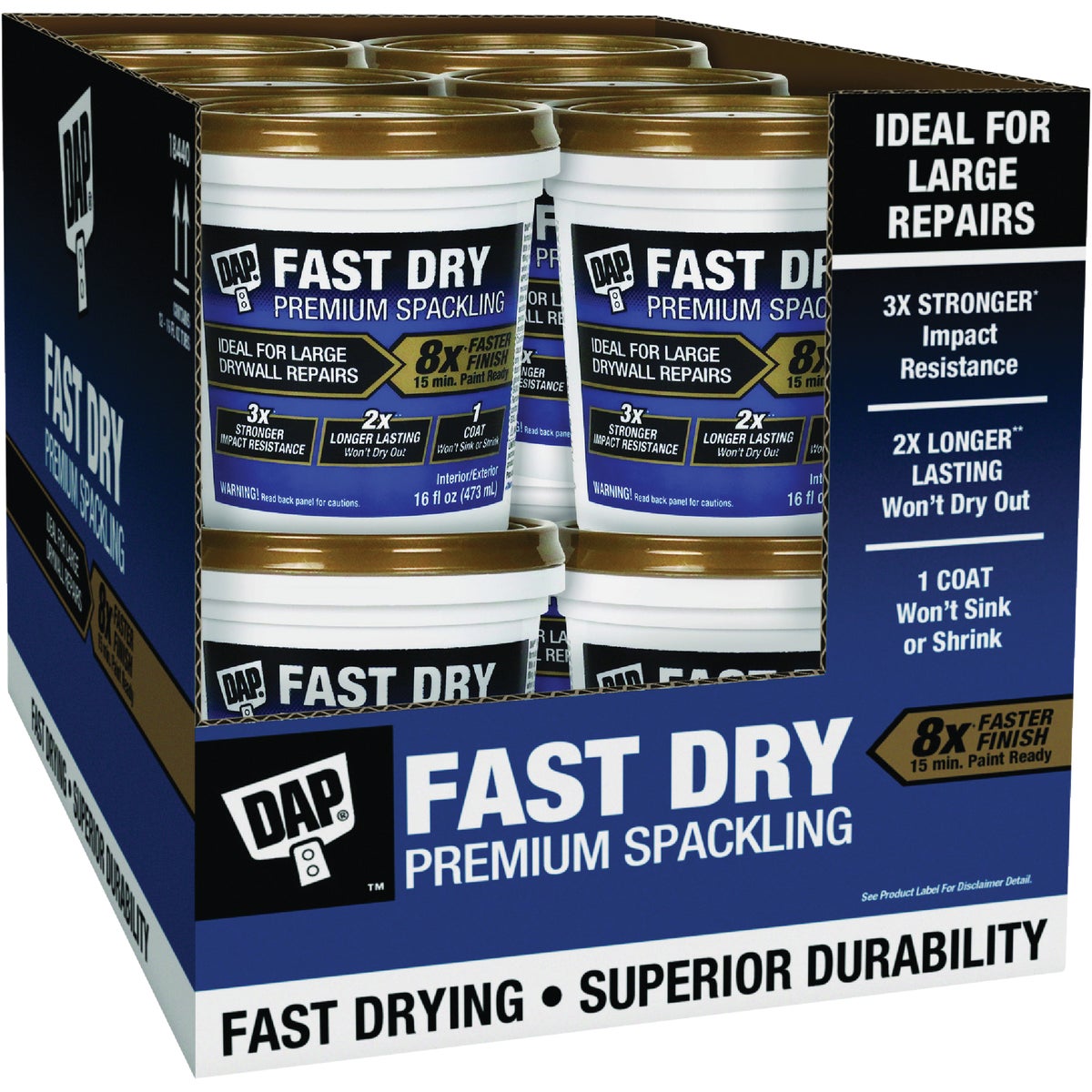 Dap Fast Dry 16 Oz. Premium Spackling