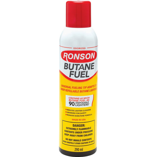 Ronson 290 ml Odorized Butane Lighter Fuel