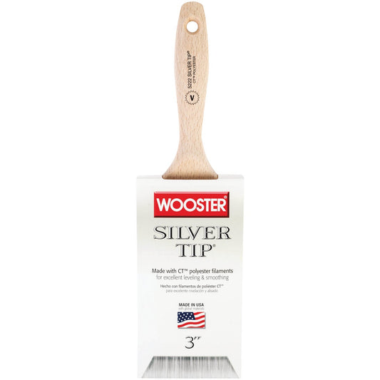 Wooster SILVER TIP 3 In. Flat Varnish And Paint Brush