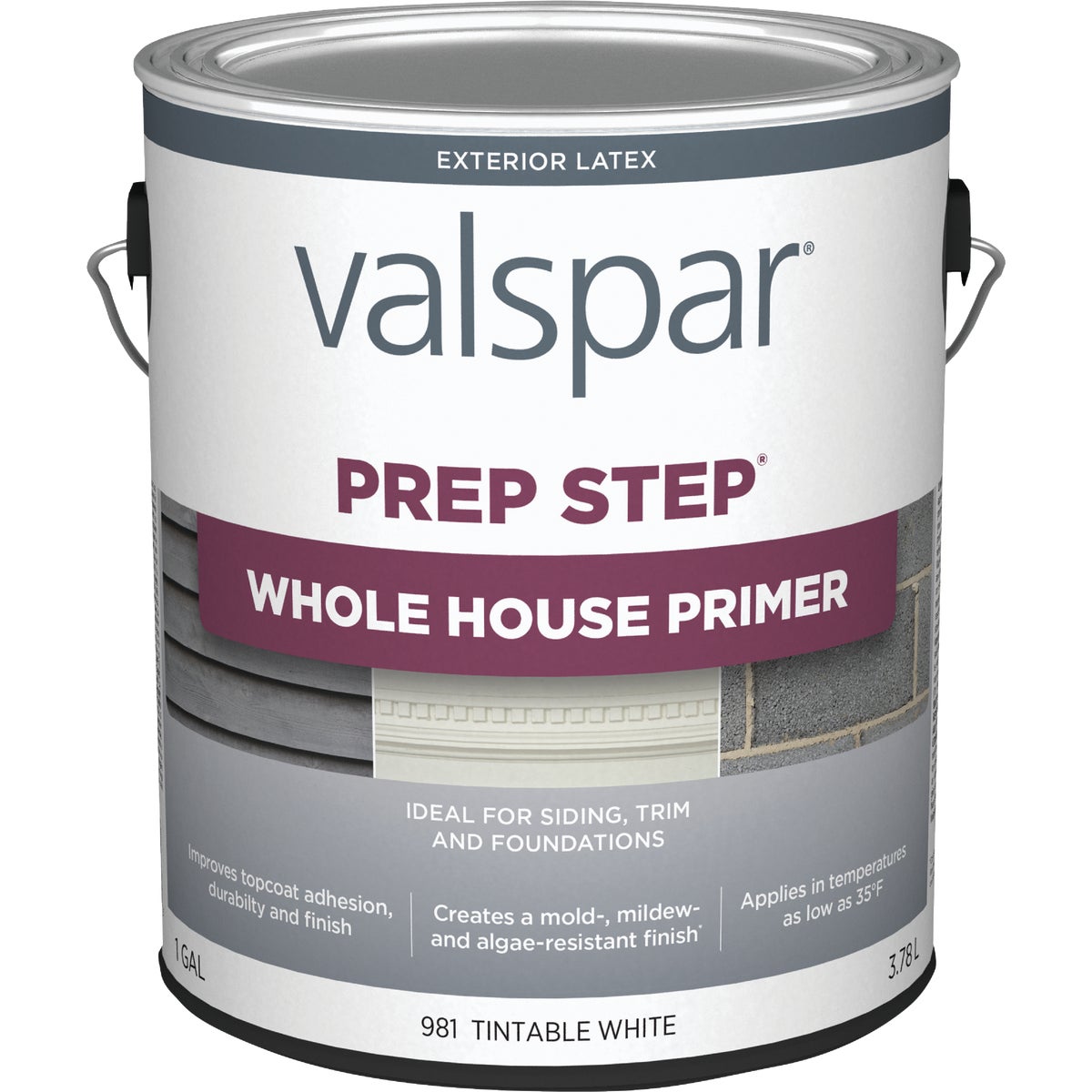 Valspar Prep-Step White Exterior Primer, 1 Gal.