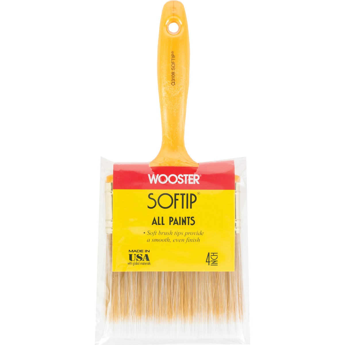 Wooster Softip 4 In. Flat Wall Paint Brush