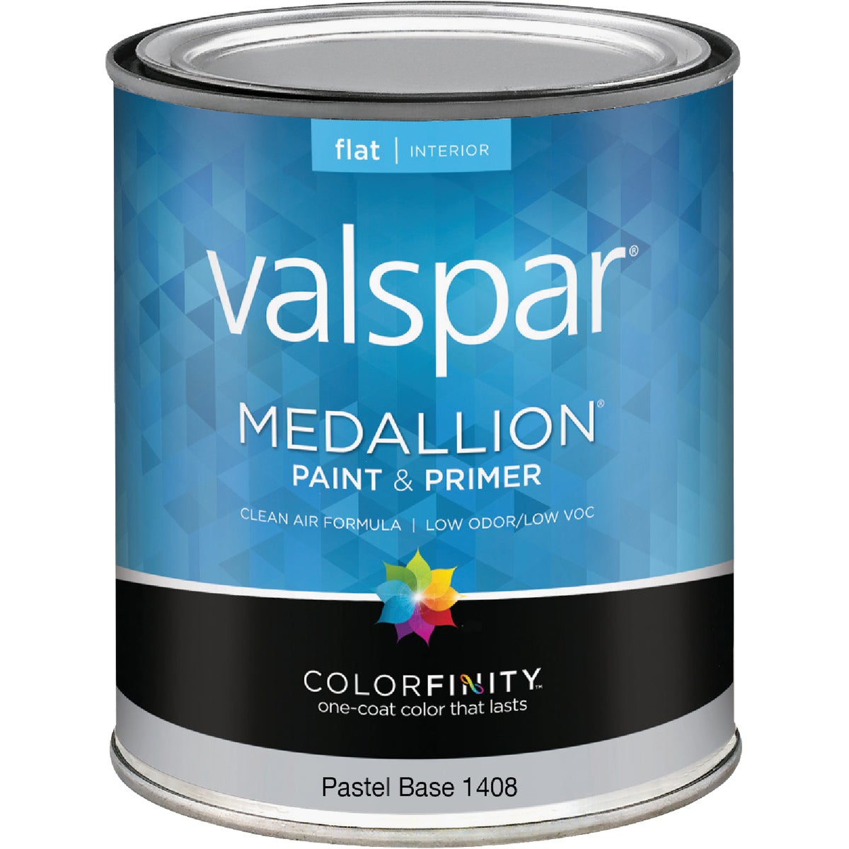 Valspar Medallion 100% Acrylic Paint & Primer Flat Interior Wall Paint, Pastel Base, 1 Qt.