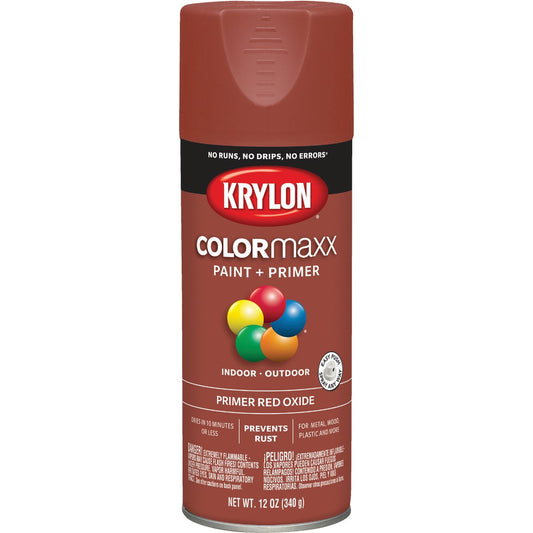 Krylon ColorMaxx Ruddy Brown 12 Oz. All-Purpose Spray Paint Primer